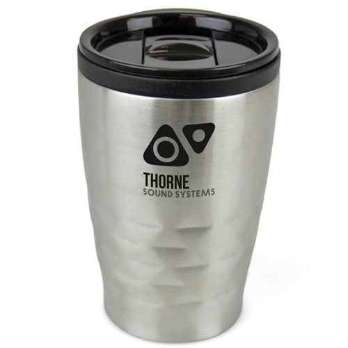 Promotional Ashford Geo 360ml Tumbler in Silver printed with your logo from Total Merchandise