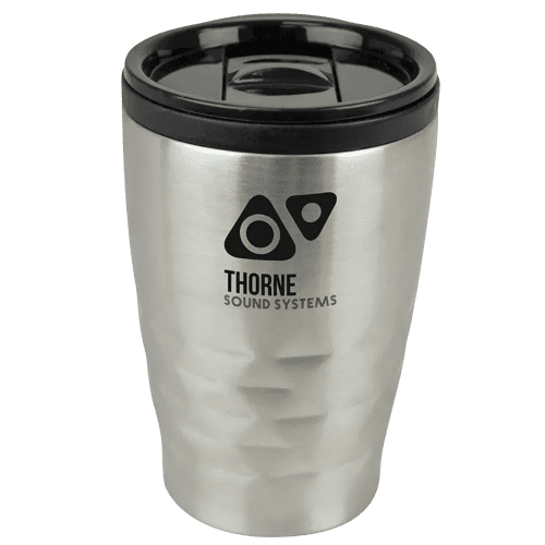 Promotional Ashford Geo 360ml Tumbler in Silver printed with your logo from Total Merchandise