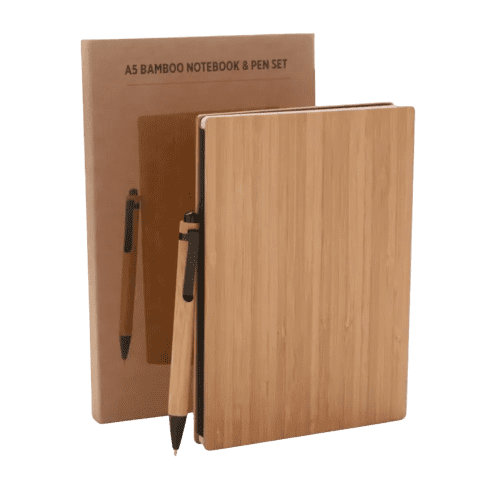 Bamboo Notebook & Pen Set