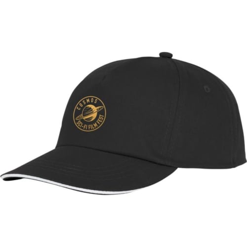 Logo Branded Styx 5 Panel Sandwich Cap with a design from Total Merchandise