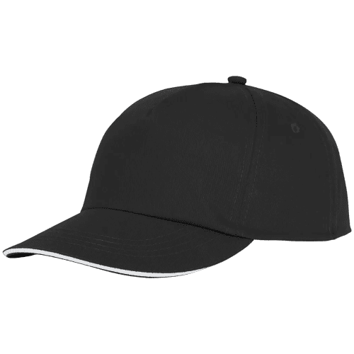 Promotional branded Styx 5 Panel Sandwich Cap with a design from Total Merchandise