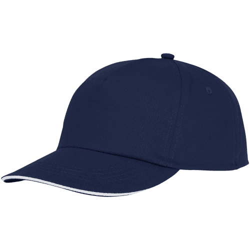 Custom Branded Styx 5 Panel Sandwich Cap with a design from Total Merchandise