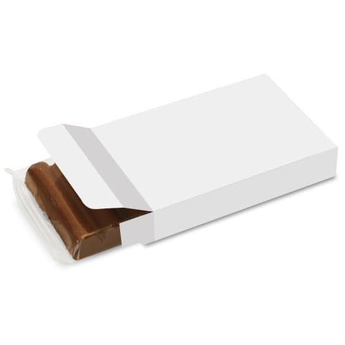 Branded Eco-Friendly 6 Baton Chocolate Bar in an unbranded white box from Total Merchandise