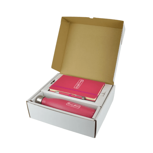 Personalisable Mole Mate Trio Gift Set in Pink from Total Merchandise