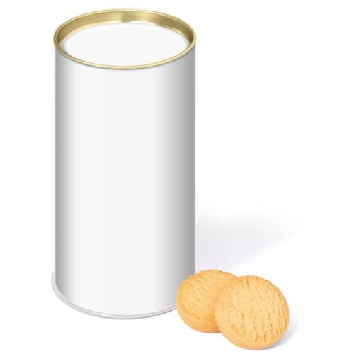 Company Large Tube Mini Shortbreads in unbranded packaging from Total Merchandise