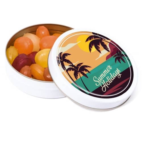 Promotional Small Fruit Drop Tin in full-colour label from Total Merchandise