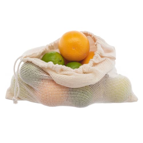 Promotional Brockley Fruit & Veg Bags filled with fruit and vegetables by Total Merchandise