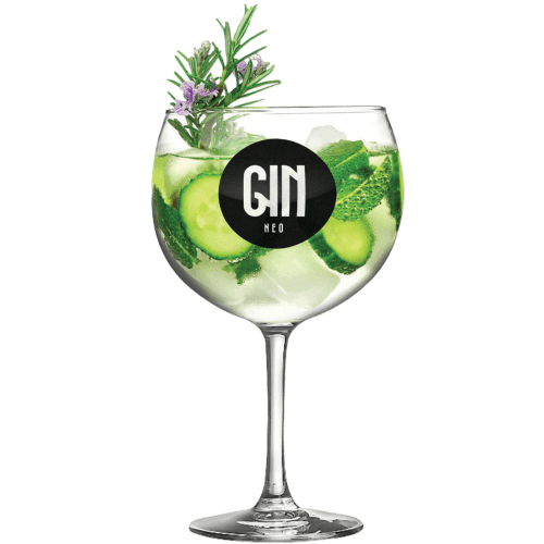 Custom logo print on Juniper Stem Gin Glass from Total Merchandise