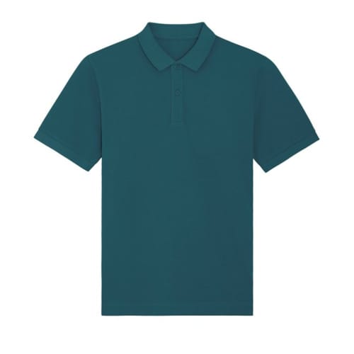 Coloured Stanley/Stella Prepster Unisex Short Sleeve Polo Shirts in Stargazer