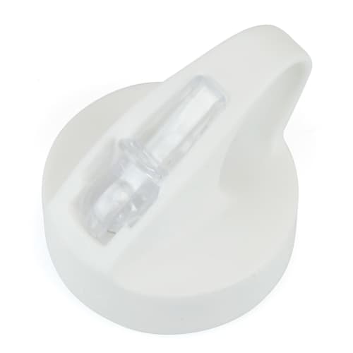 Cap for Alice Metal Bottles with Straw in White with folded straw by Total Merchandise