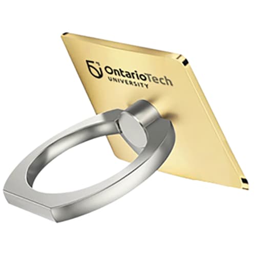 Mobile Phone Ring Stand in Gold