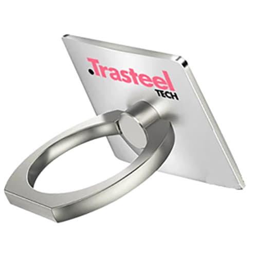 Mobile Phone Ring Stand in Silver
