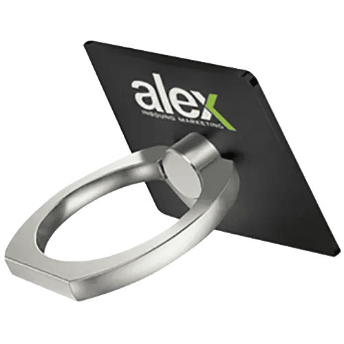 Mobile Phone Ring Stand in Black