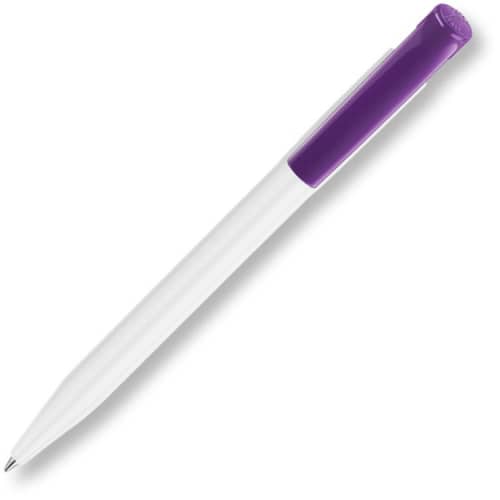 Custom S45 FT Pen in Dark Violet/White from Hainenko will be branded by Total Merchandise.