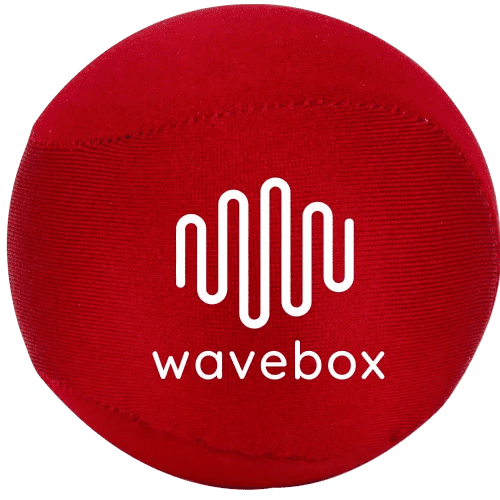 Logo-printed Squishy Skim Balls are multi-use. Use for juggling, as a make-shift tennis ball, etc.
