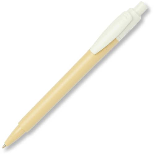 Baron Colour Recycled Ballpens in Beige