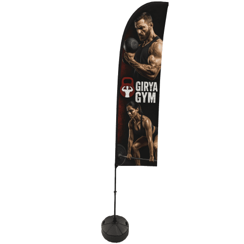 Feather Banner Flag and Base Kits