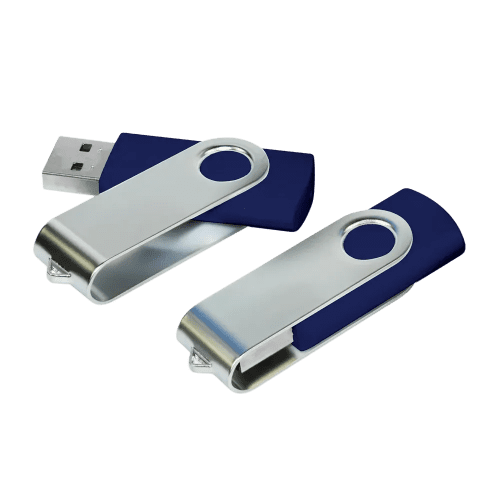 USB Flashdrive Twist in Blue 281c