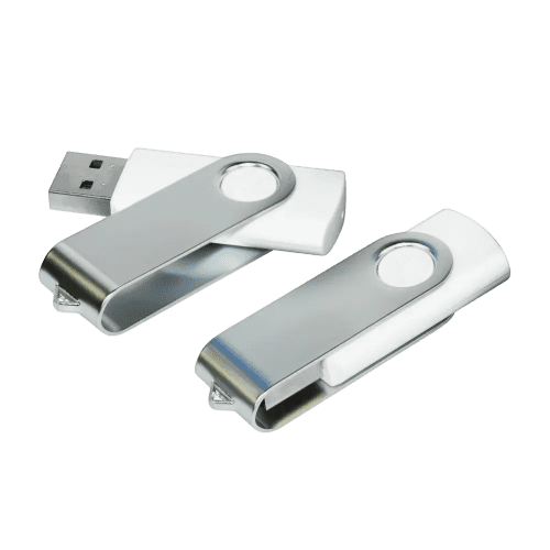 USB Flashdrive Twist in White