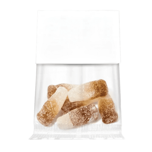 Unbranded version of Eco Info Card Fizzy Cola Bottles by Total Merchandise
