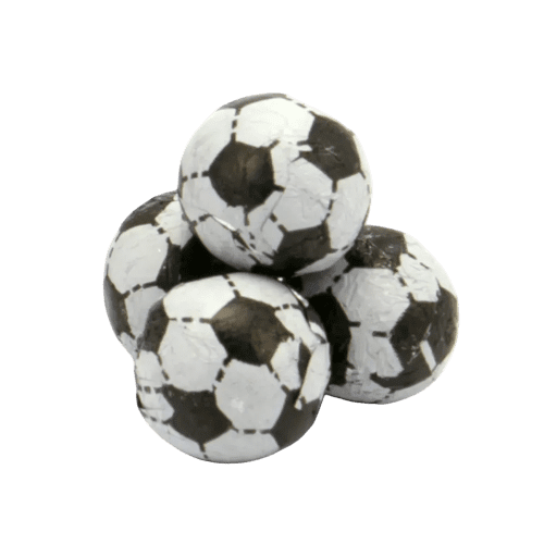 Custom branded Eco Maxi Pot Chocolate Footballs from Total Merchandise