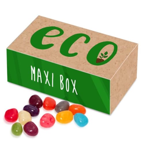 Custom branded Eco Jelly Bean Maxi Box from Total Merchandise