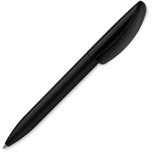 Business Elis Extra Pen from Hainenko in Black is branded by Total Merchandise to promote your logo.