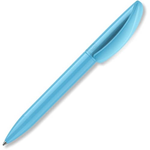 Giveaway Elis Extra Pen from Hainenko in Sky Blue is labeled by Total Merchandise to show your logo.