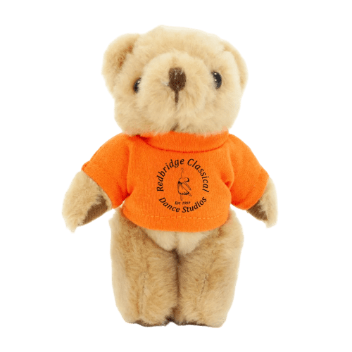 Honey Jointed Bear with T-shirt in Light Brown/Orange
