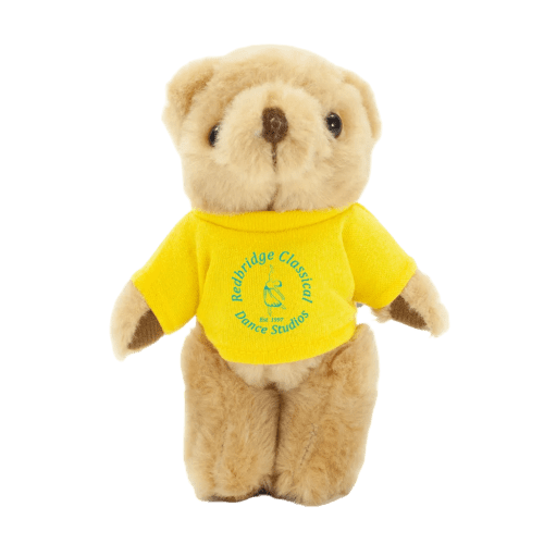 Honey Jointed Bear with T-shirt in Light Brown/Yellow