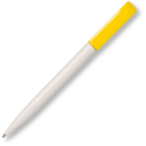 Display Espace FT Pen from Hainenko in Yellow is branded by Total Merchandise to promote your logo.