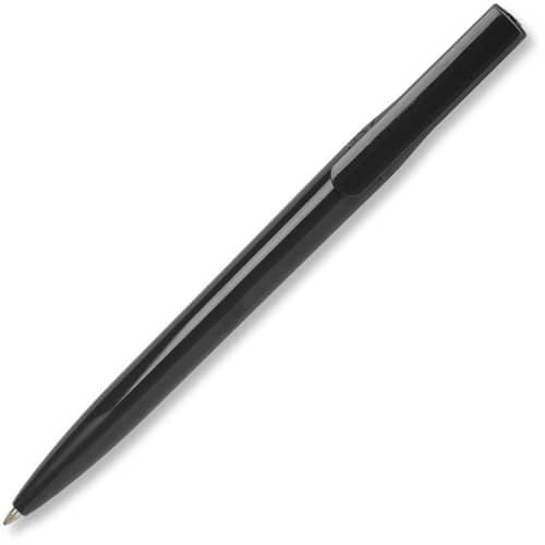 Business Convention Montreux Extra Pens from Hainenko in Black are branded by Total Merchandise.