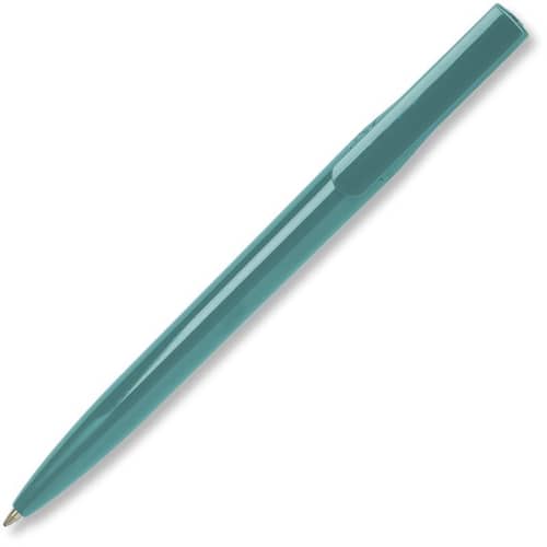Company Montreux Extra Pens from Hainenko in Turquoise are custom printed by Total Merchandise.