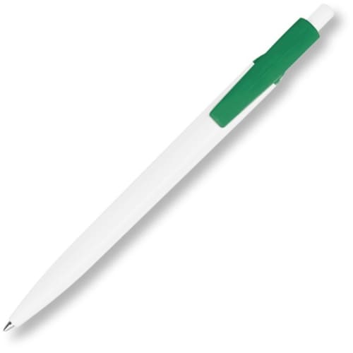 Business Genesis FT Pen from Hainenko with a Green clip is custom printed by Total Merchandise.