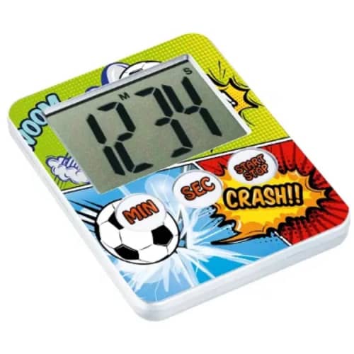 Corporate Kitchen Timers from Reflects UK are logo-printed by Total Merchandise to show your logo.