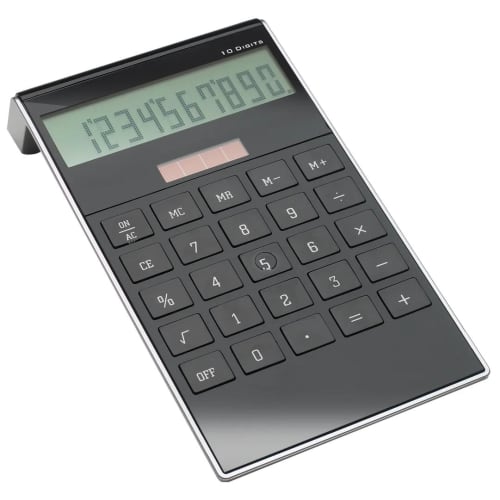 Solar Calculator in Black