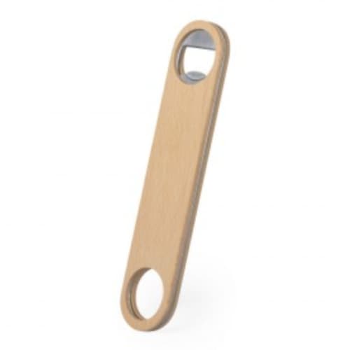 Custom branded Wooden Bottle Opener from Total Merchandise