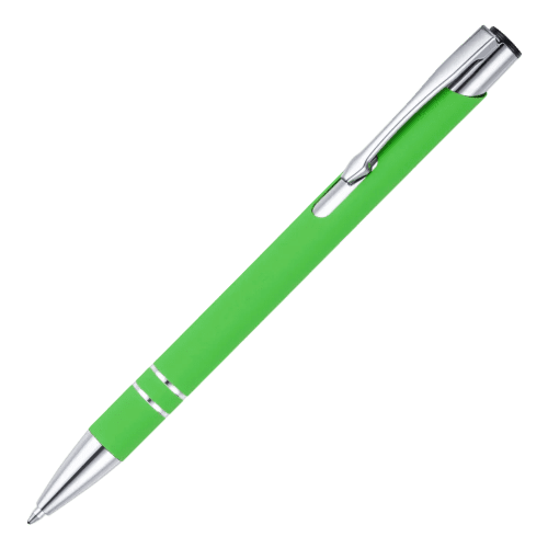 Custom Branded Beck Soft Feel Metal Ballpens in Green from Total Merchandise
