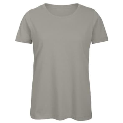 Branded light Grey Organic Ladies T-Shirt from Total Merchandise