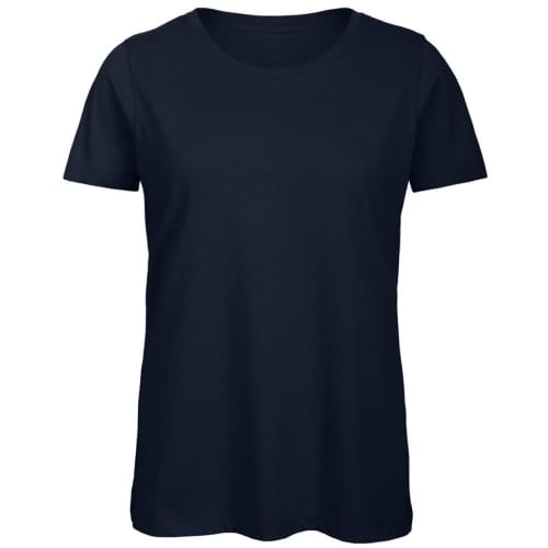 Promotional navy Organic Ladies T-Shirt from Total Merchandise