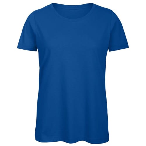 Branded royal Blue Organic Ladies T-Shirt from Total Merchandise