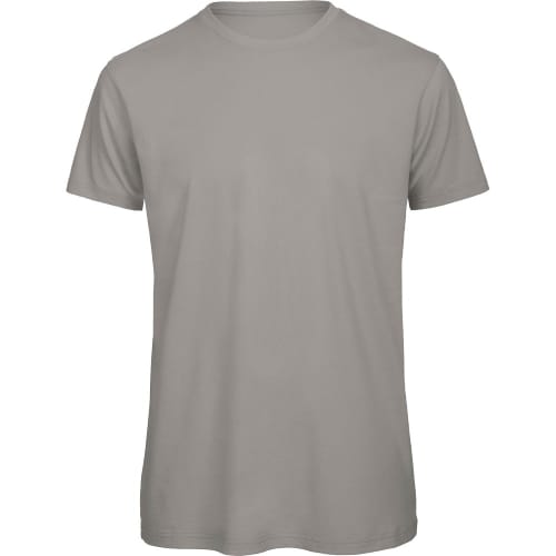 Printed light grey B&C Organic Cotton T-Shirts from Total Merchandise