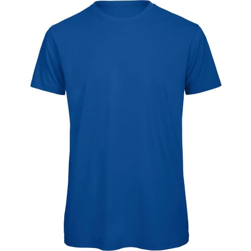 Printed royal blue B&C Organic Cotton T-Shirts from Total Merchandise