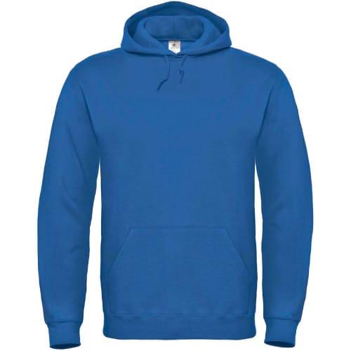 Promotional royal blue B&C Hooded Sweatshirts from Total Merchandise