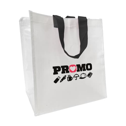 Custom branded black Everyday Tote Bag from Total Merchandise