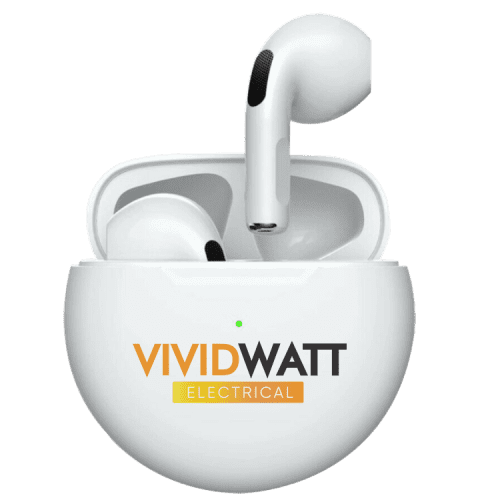 Promotional Smart ProBuds are branded by Total Merchandise in full or 1-2 spot colour printing.