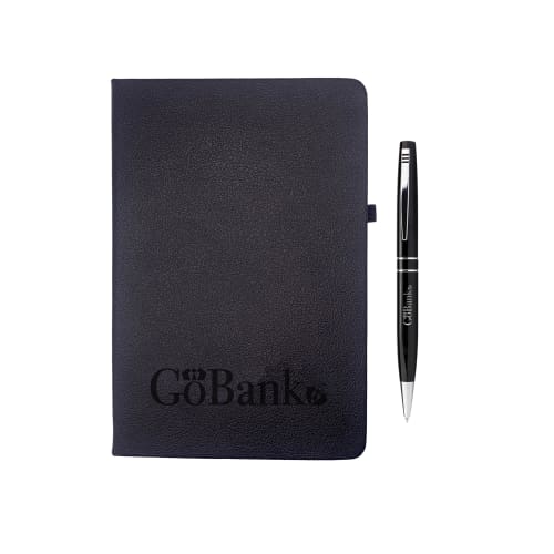 Promotional Calista Executive Notebook & Pen Set from Total Merchandise