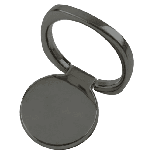 Corporate Phone Ring Holders are branded by Total Merchandise in engraved or 1-2 spot colour design.