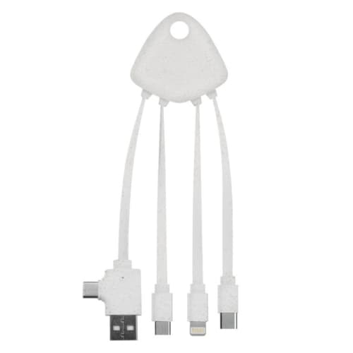 Corporate Jellyfish Cable is full and spot colour printed by Total Merchandise to show your logo.