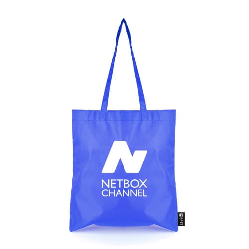 Custom Branded eco-friendly Recycled Tote Bags in Blue from Total Merchandise